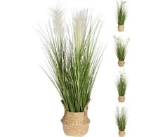 Dirbtinis augalas GRASS BASKET, 40 cm krepšelyje, 1 vnt.