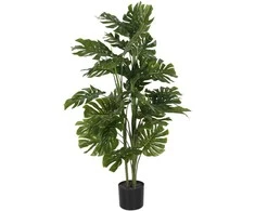 Dirbtinis augalas vazonėlyje 120cm monstera 1