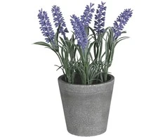 Dirbtinis augalas vazonėlyje 21cm levanda