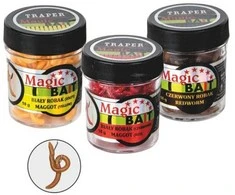Dirbtiniss masalas Raudonasis sliekas Traper 18g