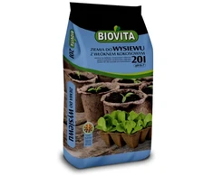 Dirvožemis daigams sėti su kokoso pluoštu 20L Biovita