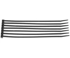 Tvirtinimo dirželis Elematic, 4,5 x 200 mm, juodas