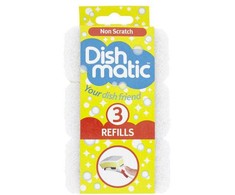 Dishmatic nebraižančios kempinės pakeitimui 3vnt