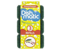 Dishmatic vidutinio šiurkštumo kempinės pakeitimui 3vnt