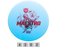 Diskinio golfo diskas Midrange Driver Maestro Discmania 4/3/0/2 skirtingų spalvų