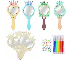 DIY MIRROR + 6 žymekliai + spalvingi kristalai