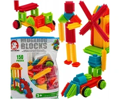 DK 150 el plastikinių ežio konstrukcinių kaladėlių rinkinys