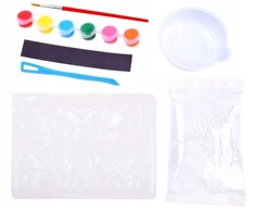 DK GIPSINIAI MAGNETAI, SKIRTA ŠALDYKLIO DIY BUTTERFLY BUTTERFLY MAGNETŲ GAMYBOS RINKINYS