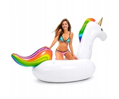 DK Maga DIDELIS PRIPUSTAMAS ČIUŽINIS PLAUKIMUI Baltas UNICORN XXL