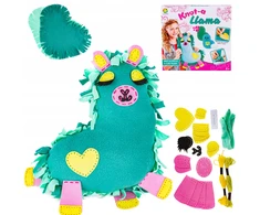 DK MASCOT siuvinėjimo rinkinys Kūrybinis siuvimo rinkinys pliušinė pagalvė LAMA DIY