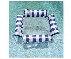 DK PLAUKIMO KĖDĖ HAMMOCK WATER KĖDĖ SU TINKLU Tamsiai mėlyna
