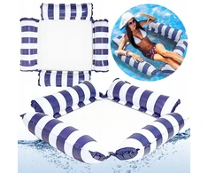 DK PLAUKIMO KĖDĖ HAMMOCK WATER KĖDĖ SU TINKLU Tamsiai mėlyna