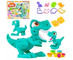 DK Playdough rinkinys Creative Spalvingos plastikinės formelės DINOZAURAS DINO