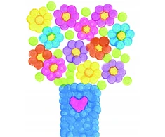 Do-A-Dot Art Duże Flamastry Kropkowe. Podstawowe Kolory. 4 vnt