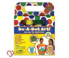 Do-A-Dot Art Duże Flamastry Kropkowe. Podstawowe Kolory. 4 vnt