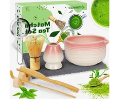 DO MATCHA RINKINYS 8 DALIES JAPONIŠKIO CEREMONINIO KERAMINIS DUBULAS