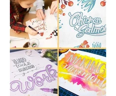 Domoda MAGIC MARKERS DVIGUBĖS LEILIJOS METALINIS KONTŪRINIAI BLYGIŲ ŽYMEKLIAI 12Vnt.