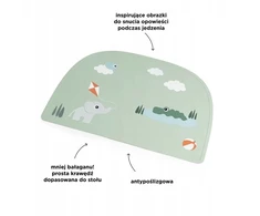 Done By Deer Padarė Deer Silicone Playground Žalias Table Pad