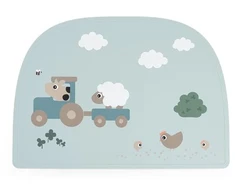 Done By Deer Padarė Deer Silicone Table Pad Tiny Farm Mėlyna