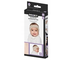 DOOKY vaikiška apsauginė galvos juosta, triukšmą slopinančios ausinės, 0-6 mėn