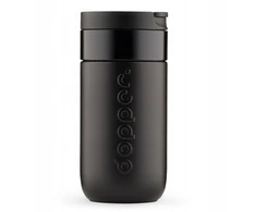 Dopper Travel Mug 300ml Blazing Juodas šiltas šaltas gazuotas