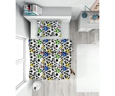 Doratex Patalynė DZIECIĘCA 120x160 PIŁKA NOŻNA DLA CHŁOPCA KOMPLET 100% BAWEŁNIANA