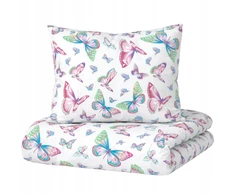Doratex VAIKŲ PATALYS 120x160 MERGAITEI, COTTON POLAND PREMIUM BUTTERFLY