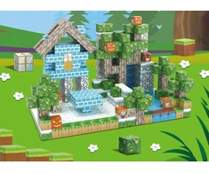 Doris Magnetiniai blokeliai 3D kubeliai kubeliai Pixels Set XL 100 vnt.