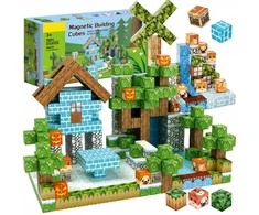 Doris Magnetiniai blokeliai 3D kubeliai kubeliai Pixels Set XL 100 vnt.