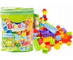 Doris STATYBINIAI BLAKAI DIDELI PLASTIKINIAI TRADICINIAI 100 vnt LIPDUKAI RATAI KREPŠELIS