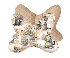 Dot And Panda BUTTERFLY ANTIšoko pagalvė 25x35 MINKY VELVET CAT PREMIUM