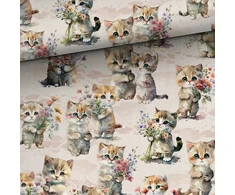 Dot And Panda Ochraniacz do łóżeczka 30x210 KOTKI Medvilnė Premium MINKY Velvet