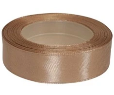 Besk Dovanų juosta Satino Ruda 1.8cm x 15m