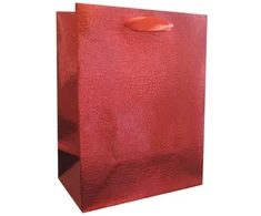 Dovanų maišelis KRAFT Metallic, įvairių sp., 19 x 15 x 6 cm