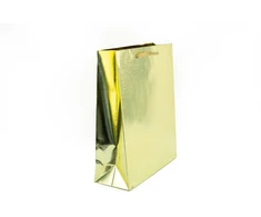 Dovanų maišelis KRAFT Metallic, įvairių sp., 32 x26 x 12 cm