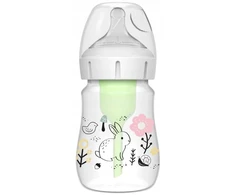 DR BROWN'S ANTI-COLIKO OPTIONS+ PLATUS BUTELIS 0 M+ 150 ML LĖTAS SRAUTAS 0+