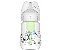 Dr Brown's PLAČIAUS KAKKLIO BUTELĖLIS 150 ml OPTIONS+ JUNGLE Dr. Browno čiulptukų rinkinys