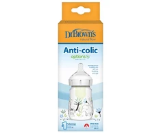 Dr Brown's PLAČIAUS KAKKLIO BUTELĖLIS 150 ml OPTIONS+ JUNGLE Dr. Browno čiulptukų rinkinys