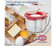 Dr. Oetker maišymo ir matavimo šaukštas 2,2 L – kepėjo pagalbininkas