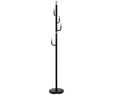 Home4You Drabužių kabykla GLADE D28xh174cm, juodas