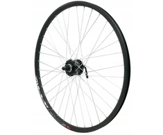 Dragon Priekinis dviračio ratas 28 colių priekinis Shimano generatorius Juodas Centerlock