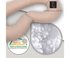 Dreamland Medic Nėštumo pagalvė, miegui skirta nėščiosioms, C tipo pagalvė + priedai