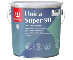 Drėgmei atsparus greitai džiūstantis lakas TIKKURILA UNICA SUPER 90, blizgus, EP bazė, 2,7 l