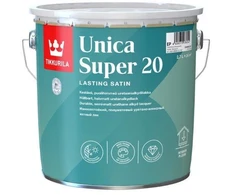 Drėgmei atsparus greitai džiūstantis lakas TIKKURILA UNICA SUPER 20, pusiau matinis, 2,7 l