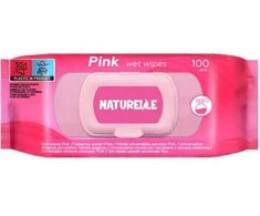 Drėgnos servetėlės Naturelle Rožinė 100vnt