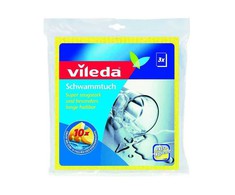 Drėgnos šluostės-kempinės VILEDA, 3+1 vnt.