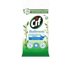 Drėgnos valymo servetėlės vonios kamb.Bathroom Cif 36vnt.