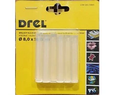 Drel Klijai karštų klijų pistoletui 8x50mm/12vnt.