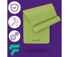 DrFit TPE mankštos kilimėlis fitnesui ir pilatesui, patvarus ir neslystantis