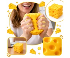 Drobiazgarnia Gniotek Cheese XXL Antistresinis Squishy Sensory Cheese Squishy Mochi hitas